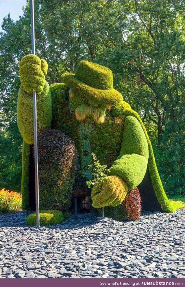 One of the amazing sculptures in Gatineau Park Canada