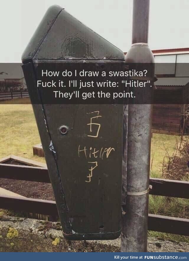 Graffiti by idiots!!