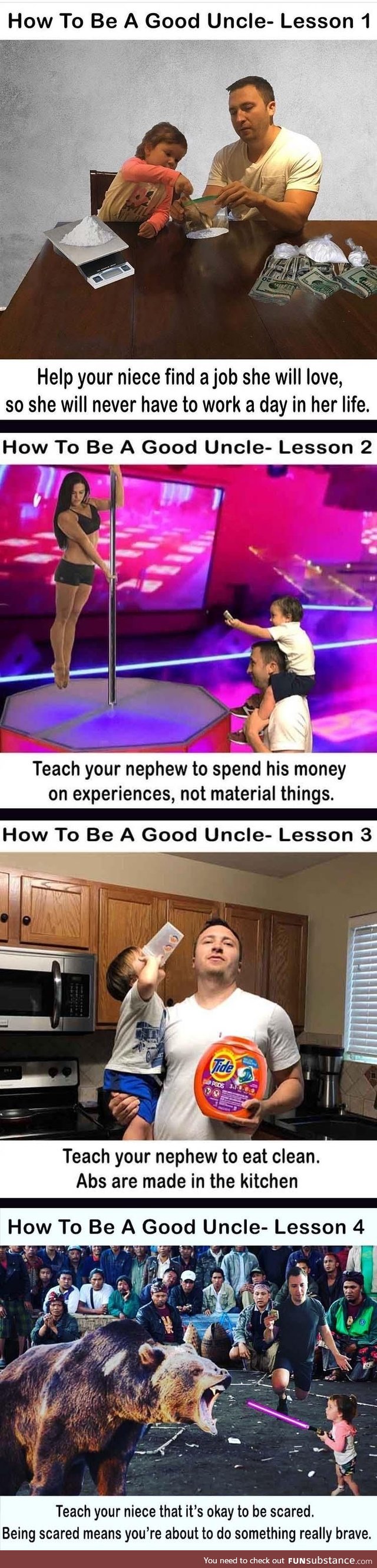 How to be a good uncle