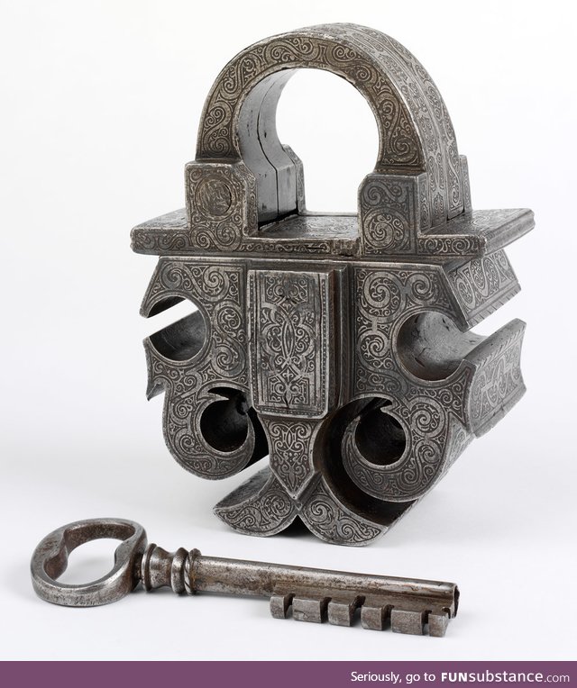 400 year old German padlock