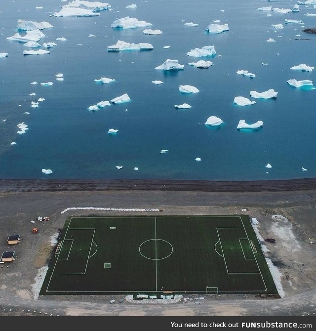 Soccer Field in Greenland