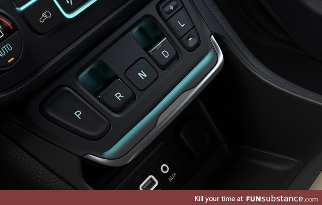 This is the shifter for the new Chevy Terrain. The crap they are coming out with! SMH!!