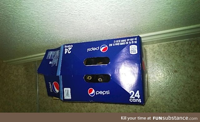 Reached for a Pepsi, almost lost me a finger!