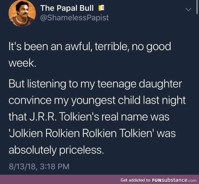 Jolkien Rolkien Rolkien Tolkien