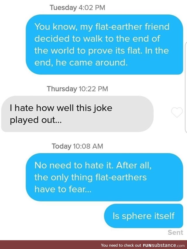 Flat earth joke