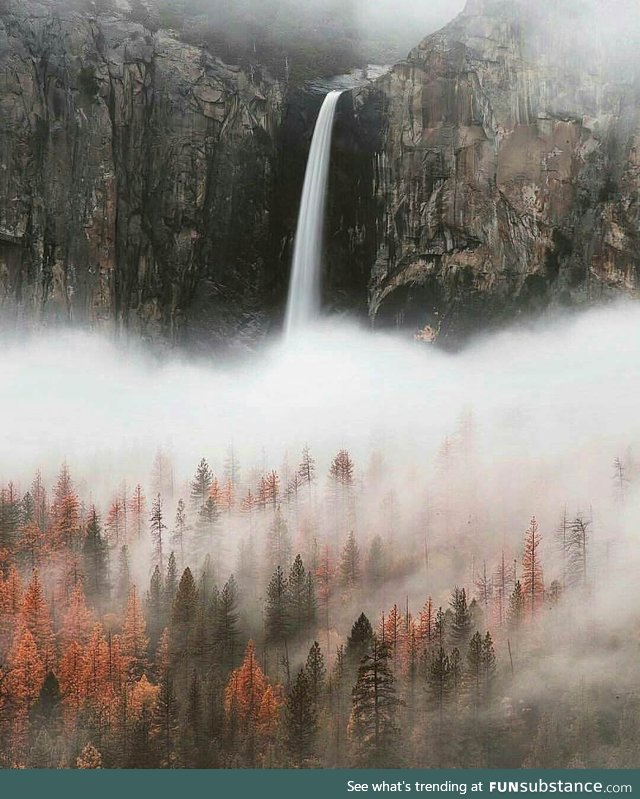 Waterfall at Yosemite National Park