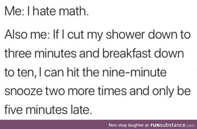 Using math in life