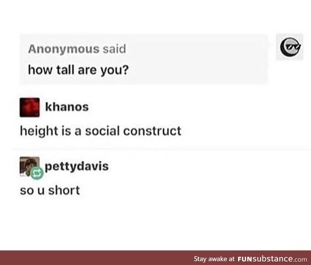 Height is a social construct
