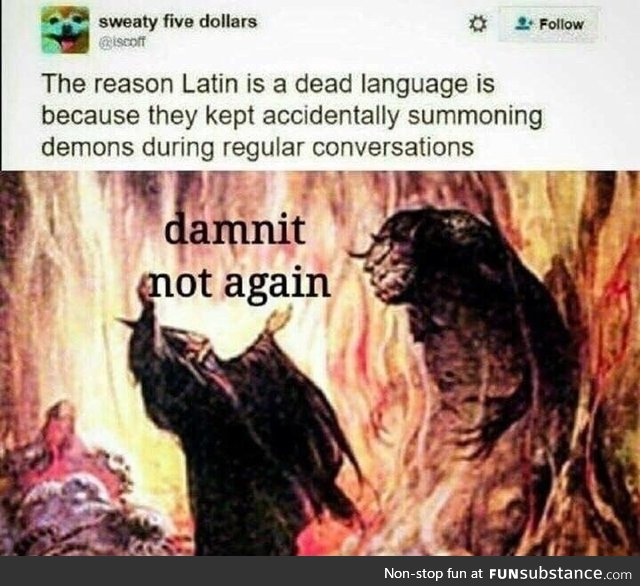 Why Latin is a dead language