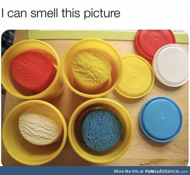 In one of the buildings on my campus there’s a section that always smells like play dough