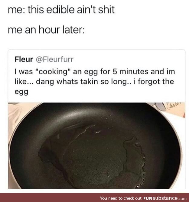 The egg walked away
