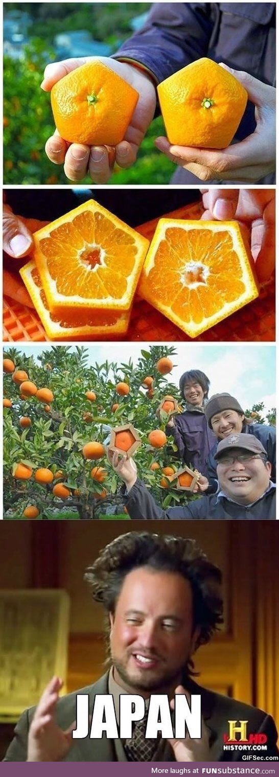 Pentagon oranges