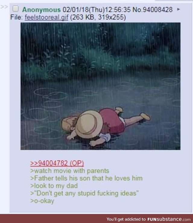 Anon's Dad keepin' it Real