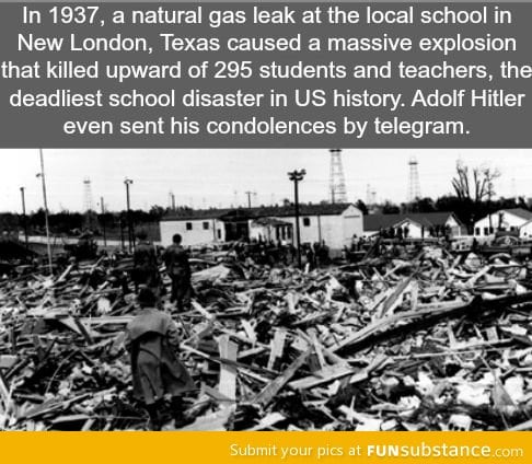 Natural gas leak