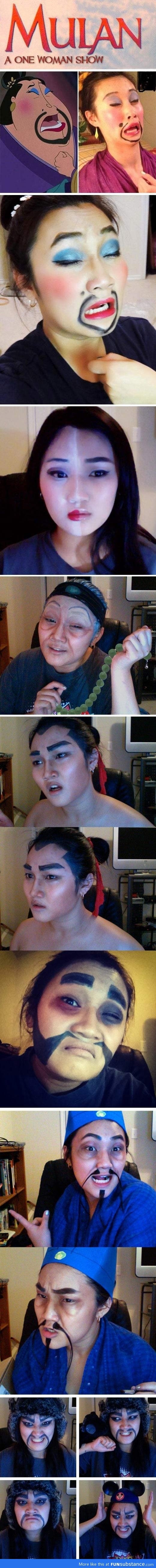 Mulan and the wonders of makeup