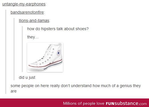 They converse