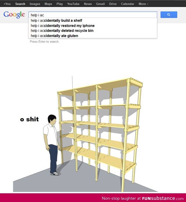 Accidentally built a shelf