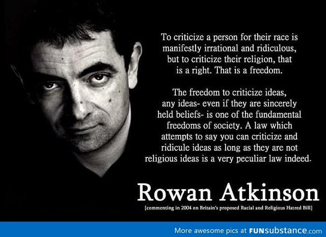 Rowan Atkinson knows what's up