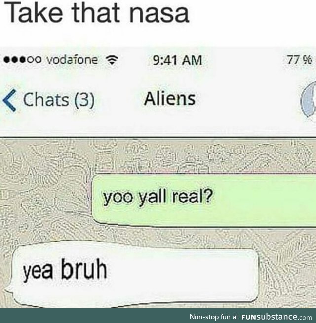Aliens are real