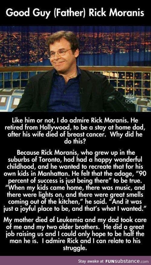 Rick Moranis was already one of my all time favorites, now I appreciate him even more