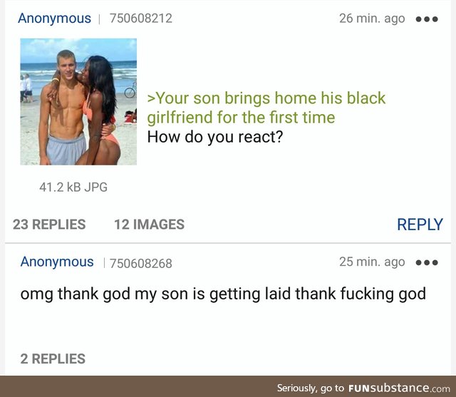 Anon's son is a chocolate chaser