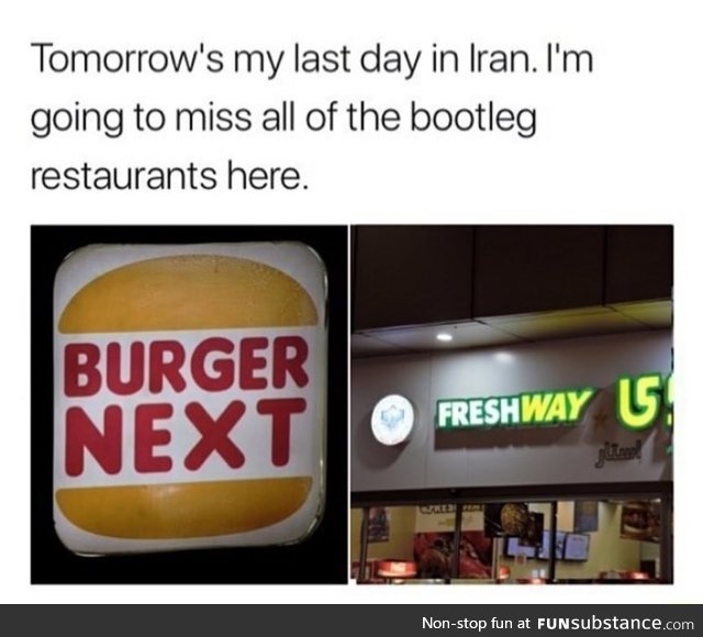 Bootleg restaurants