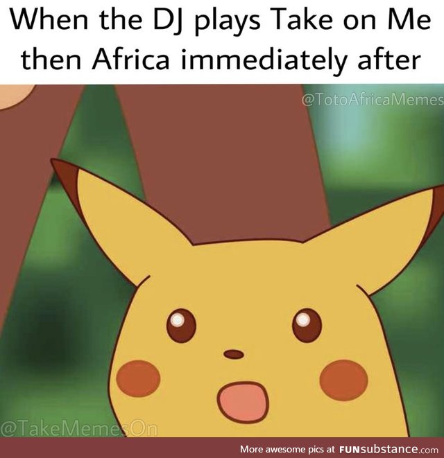 “I bless the rains down in Africa”