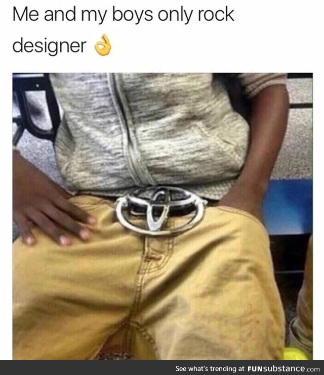 Designer belt