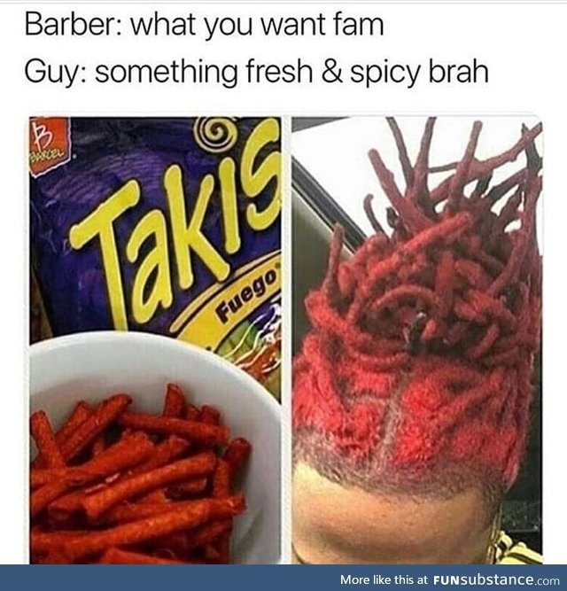 Spicy haircut