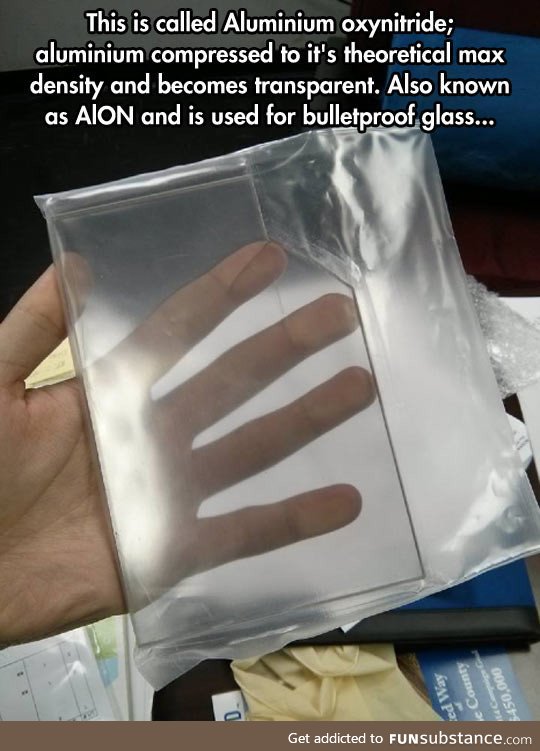 Ever heard of transparent aluminium?