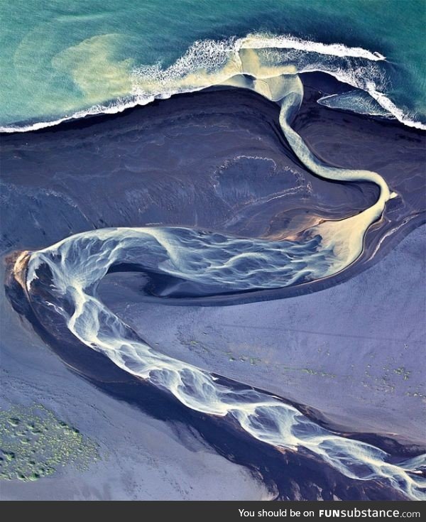 This is an Icelandic river