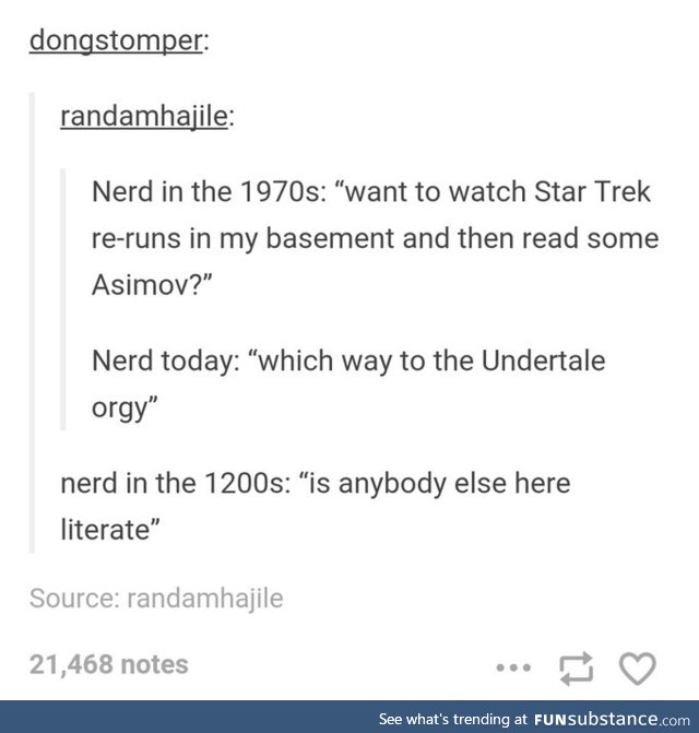 Nerds through the ages