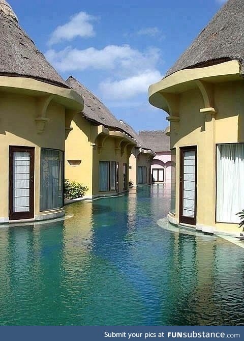 A swim resort in Bali