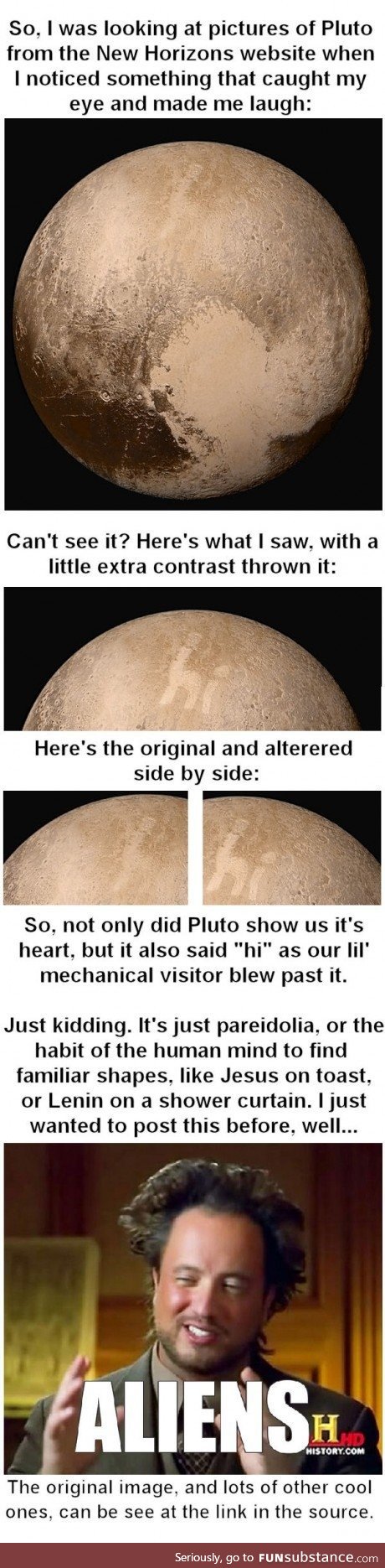 Pluto says hi!