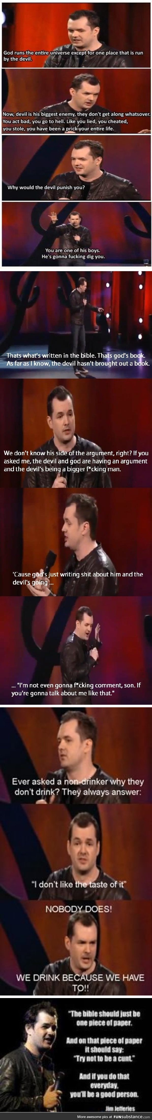 A comedian's take on Bible