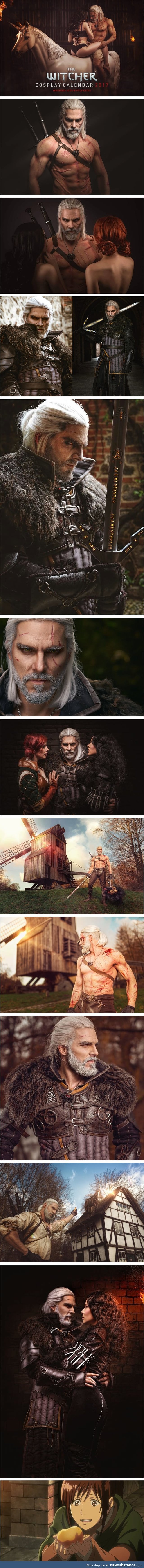 Geralt of Rivia Cosplay From The Witcher By Maul Cosplay