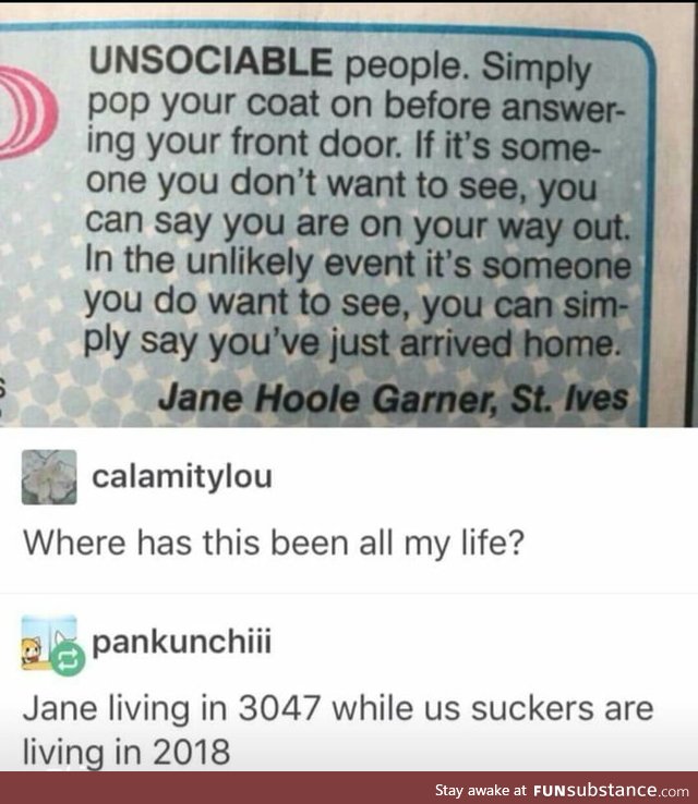 Oh Jane where were u all this time??