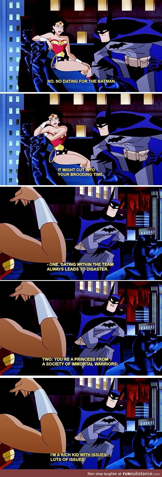 No dating for the Batman