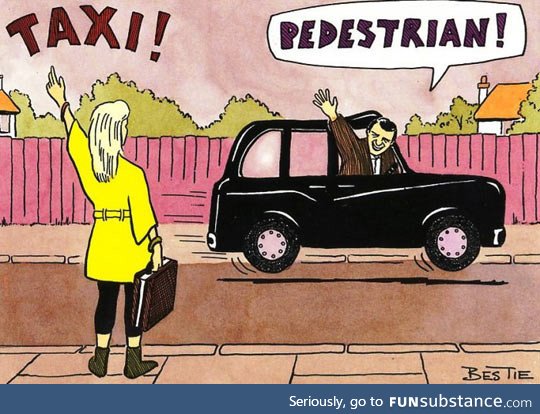 Calling for a taxi