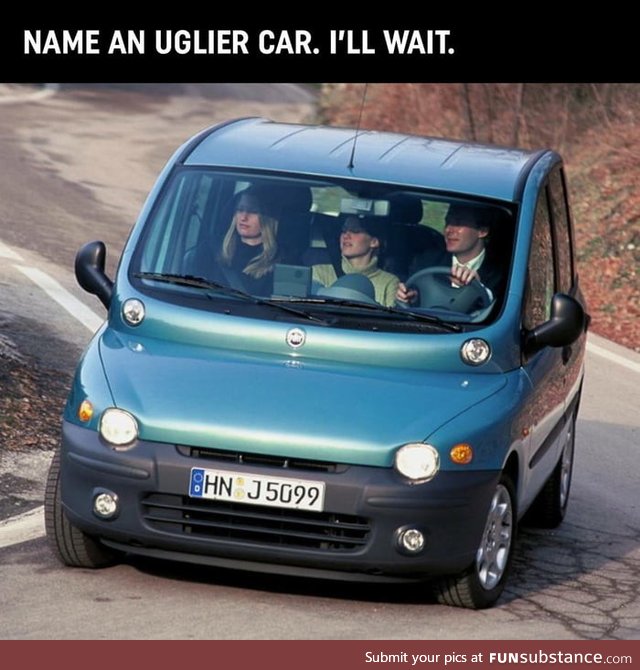 Ugly, uglier, Fiat Multipla