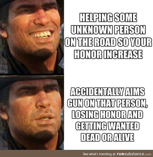 First hours of RDR2 in a nutshell