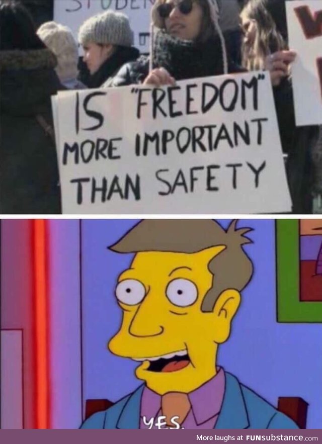 I won't give up my rights for the illusion of safety