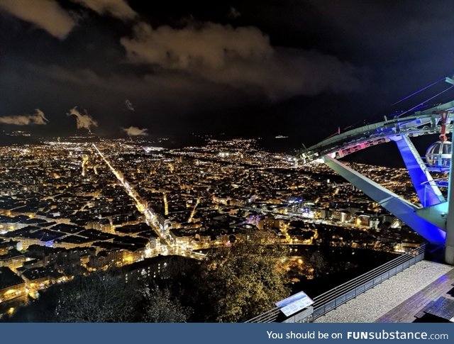 This is Grenoble, France, where I'm studying atm
