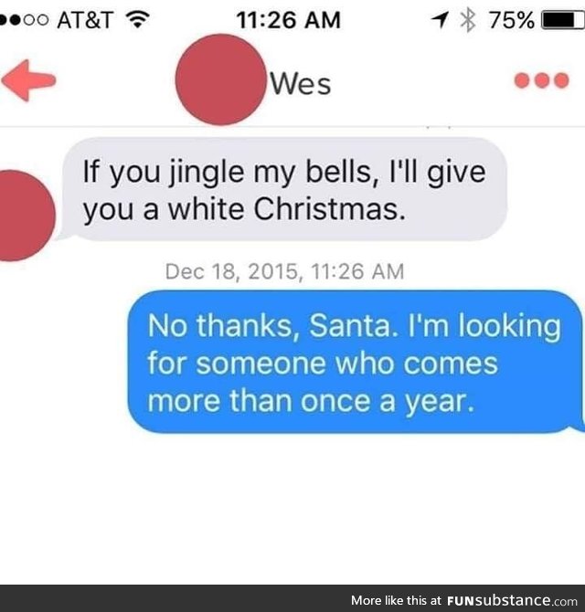Santa's not coming this year