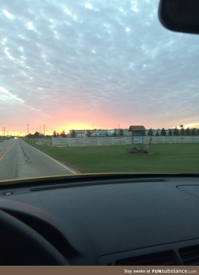 Sunrise in Indiana