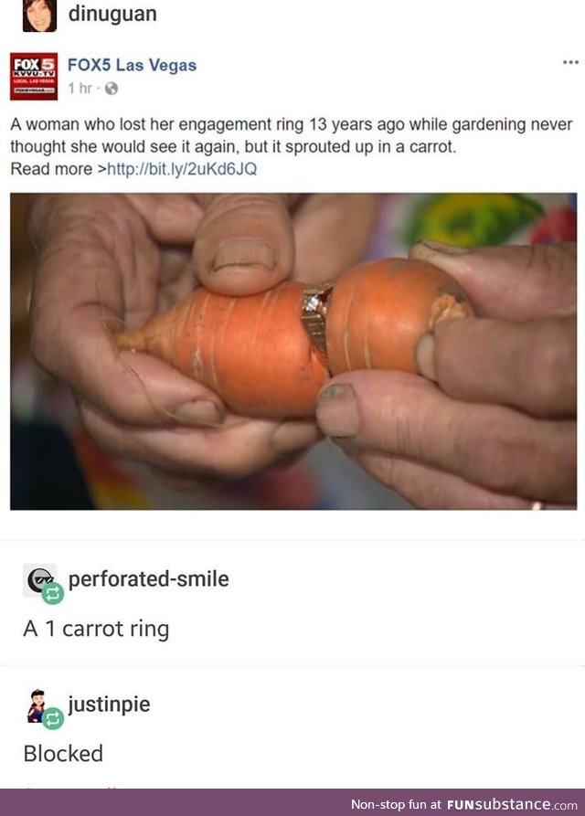 It's a one carrot ring