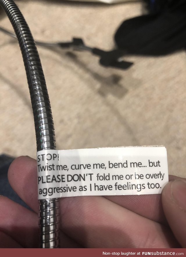 This label on a flexible charger I bought a while ago