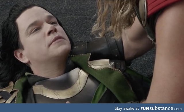 Matt Damon as Loki in a stage play is and always will be the greatest thing you've