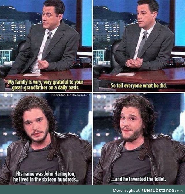 Jon snow heir to toilets?