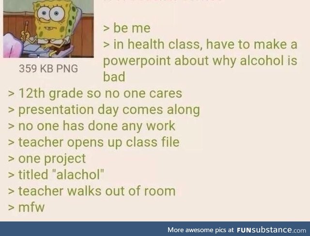 Anon in health class